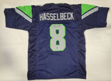MATT HASSELBECK AUTOGRAPHED SIGNED PRO STYLE CUSTOM JERSEY BECKETT COA