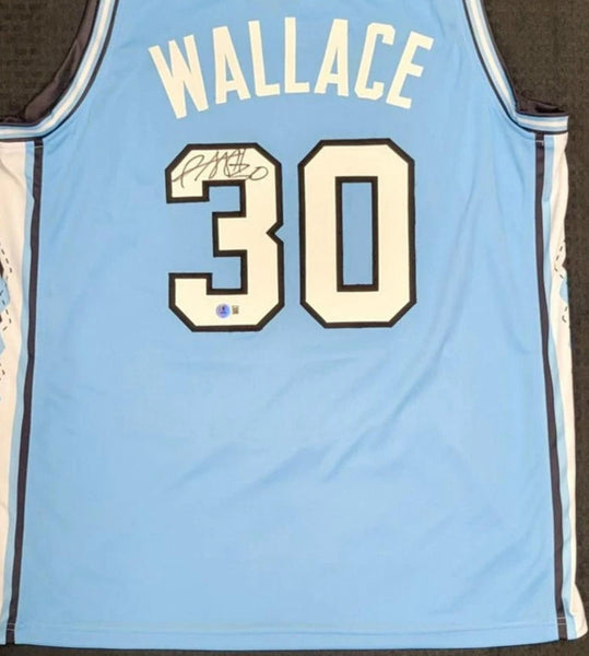 Rasheed Wallace Signed North Carolina Tar Heels Jersey (Beckett) 4xNBA All Star