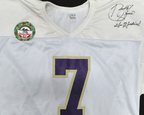 Washington Brock Huard Autographed Jersey Go Huskies! 1997 Aloha Bowl Beckett