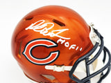 RICHARD DENT AUTOGRAPHED BEARS FLASH ORANGE MINI HELMET HOF 11 BECKETT 230262