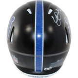 Eric Dickerson Marshall Faulk Signed Indianapolis Colts Pro Helmet HOF BAS 49274