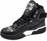 Patrick Ewing Signed Black Right Ewing Athletics HI Vintage Shoe BAS