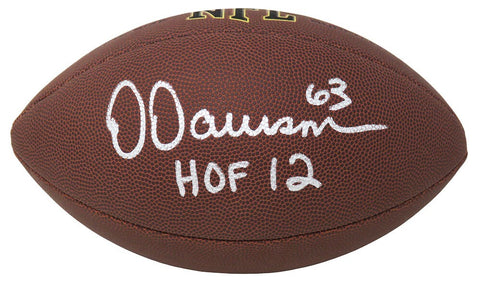 Dermontti Dawson Signed Wilson Super Grip Full Size NFL Football w/HOF'12