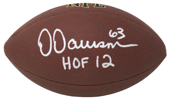 Dermontti Dawson Signed Wilson Super Grip Full Size NFL Football w/HOF'12