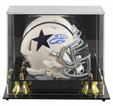 Cowboys Emmitt Smith Signed Retro Speed Mini Helmet W/ Case BAS Witnessed