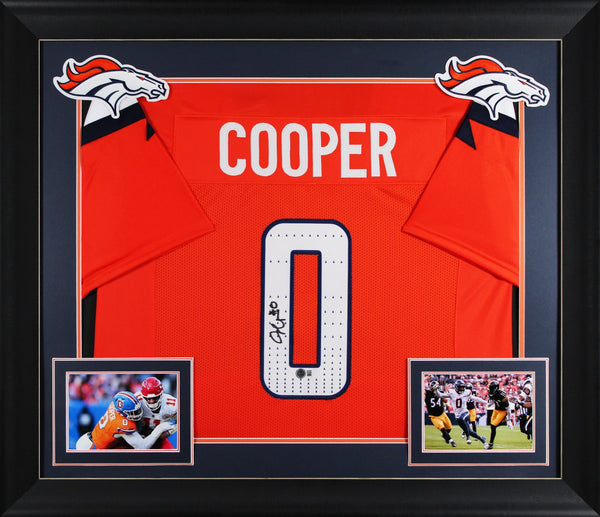 Jonathan Cooper Authentic Signed Orange Pro Style Framed Jersey BAS Witnessed