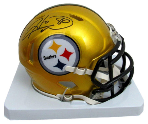 Hines Ward Signed/Auto Steelers Speed Flash Gold Mini Helmet PSA/DNA 165462