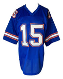 Tim Tebow Florida Signed Blue College Football Jersey BAS