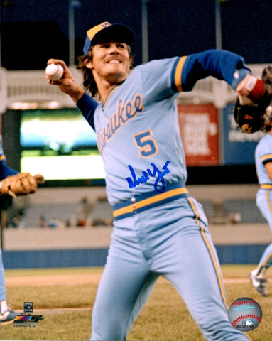 Brewers Catcher Coach NED YOST Signed 8x10 Photo #8 AUTO - 1982 World Series