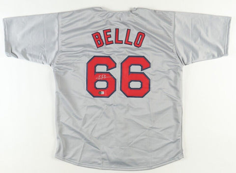 Brayan Bello Signed Boston Red Sox Road Jersey (Beckett) Top Pitching Prospect