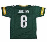 Josh Jacobs Signed Green Bay Custom Green Jersey