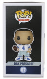 Cowboys Dak Prescott Signed #67 Funko Pop Vinyl Figure Creased BAS Wit #2W978184
