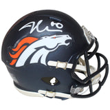 Jonathon Cooper Autographed Denver Broncos Mini Helmet Beckett Witness 52899