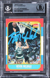 Celtics Kevin McHale Authentic Signed 1986 Fleer #73 Card BAS Slabbed