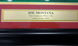 JOE MONTANA AUTOGRAPHED SIGNED FRAMED 16X20 PHOTO 49ERS SUPER BOWL UDA 90862