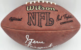 Steve Largent Autographed NFL Leather Game Football Seahawks MCS Holo #87149