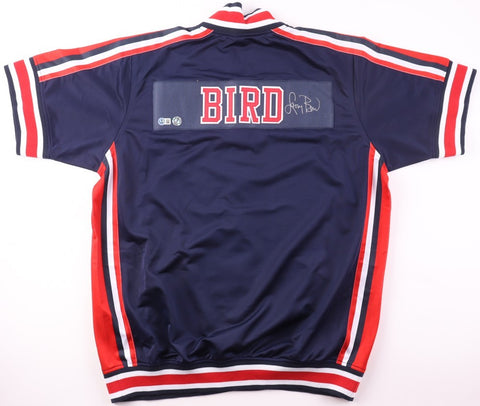 Larry Bird Signed Team USA Warm Up Jacket 1992 Olympic Jersey (Beckett) Celtics