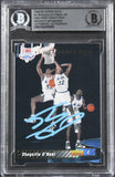 Magic Shaquille O'Neal Signed 1992 Upper Deck #1 Rookie Card BAS Slabbed