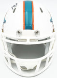 JASON TAYLOR AUTOGRAPHED DOLPHINS WHITE SPEED MINI HELMET BECKETT WITNESS 228817