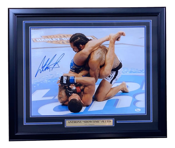 Anthony Pettis Signed Framed 16x20 UFC Photo JSA