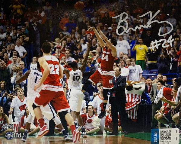 WI Badgers Basketball BRONSON KOENIG Signed 8X10 Photo #3 AUTO