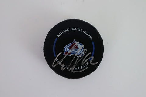 Artturi Lehkonen Autographed Colorado Avalanche Official NHL Game Puck - JSA COA