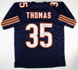 Anthony Thomas Signed Chicago Bears Jersey Inscribed "ROY 01" (Beckett) R.B
