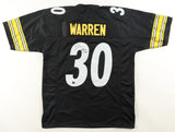 Jaylen Warren Signed Pittsburgh Steelers Jersey (Beckett) Ex-Okl.St.U Cowboys RB
