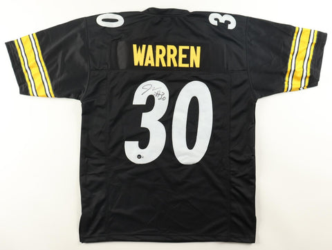 Jaylen Warren Signed Pittsburgh Steelers Jersey (Beckett) Ex-Okl.St.U Cowboys RB