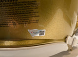 Patrick Mahomes Autographed NFL 100 Gold Pro Helmet -- Chiefs Fanatics COA