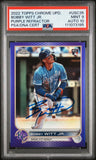 Bobby Witt Jr. Signed 2022 Topps Chrome PR #USC35 RC Card 9 Auto 10! PSA Slabbed