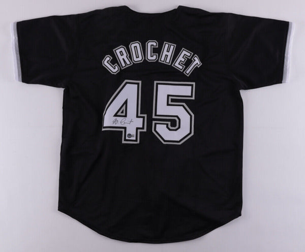 Garrett Crochet Signed Chicago White Sox Jersey (Beckett) 2020 MLB Draft Pick