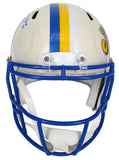 Isaac Bruce & Torry Holt Dual Autographed Rams RETRO Full Size Helmet Beckett