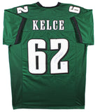 Jason Kelce Authentic Signed Green Pro Style Jersey Autographed PSA/DNA Itp
