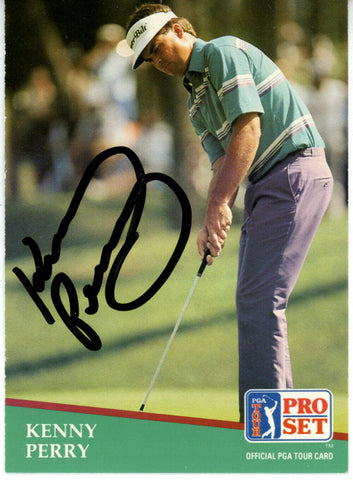 Kenny Perry Autographed 1991 Pro Set #145 Trading Card Beckett 44882