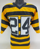 Ike Taylor Signed Pittsburgh Steelers Bumble Bee Throwback Jersey (TSE COA)
