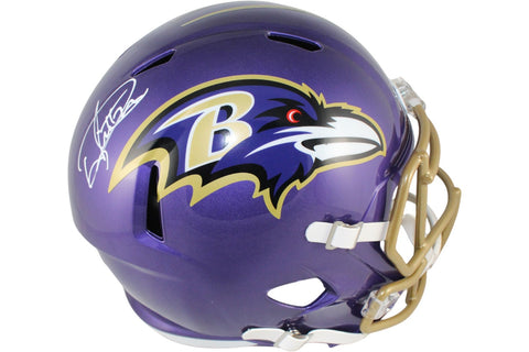 Derrick Henry Autographed/Signed Baltimore Ravens F/S Flash Helmet Beckett 52727