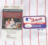 Cliff Lee Signed Phillies Majestic Authentic Jersey Inscribed "To Hector-" (JSA)