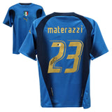 Marco Materazzi Signed Italy Soccer Jersey #23 with Beckett COA