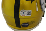 Jerome Bettis Autographed Pittsburgh Steelers Flash Mini Helmet Beckett 35566