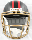Fred Warner Autographed 49ers F/S Rivalries Speed Helmet - Beckett Holo