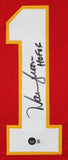Warren Moon Signed Chiefs Jersey Inscribed "HOF 06"(Beckett) Kansas City QB 1999