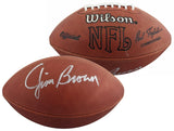 Browns Jim Brown Authentic Signed Official Wilson Nfl Football BAS #AE64184