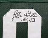 Packers Reggie White Autographed Framed Green Nike Jersey PSA/DNA #AC09328