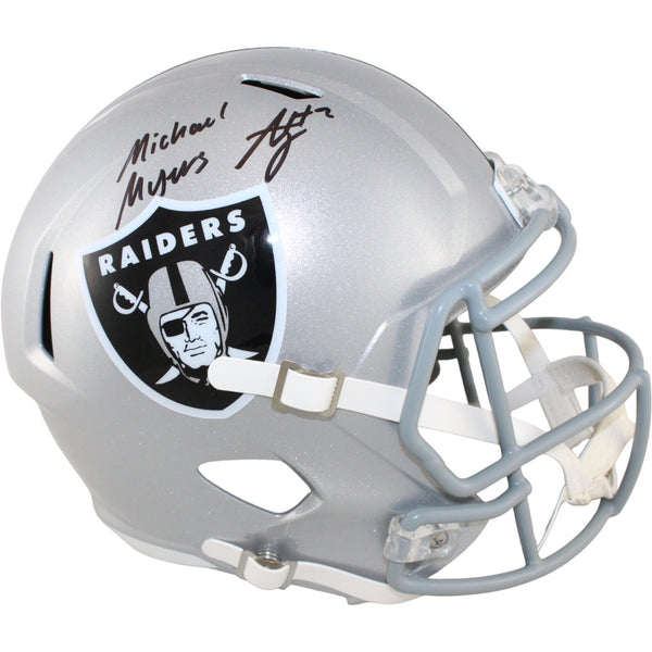 Ashton Jeanty Autographed Las Vegas Raiders F/S Helmet Michael Meyers BAS 53218