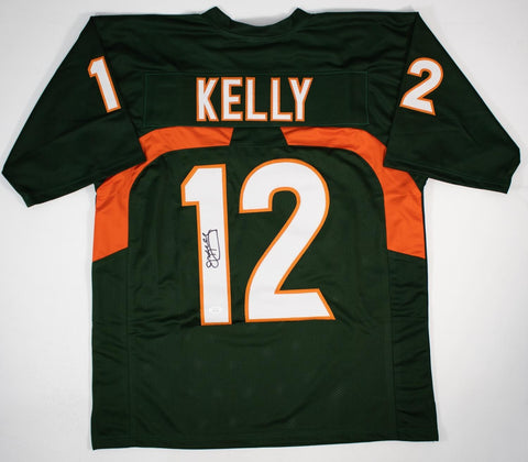 Jim Kelly Signed Miami Hurricanes Jersey (JSA COA) Buffalo Bills 4xSuper Bowl QB