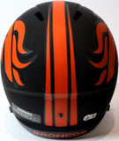 Bo Nix Autographed Denver Broncos Eclipse Speed Replica Helmet Beckett COA