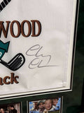 Chevy Chase "Caddyshack" Signed Autographed Bushwood Golf Flag Framed to 23x30