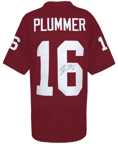 Jake Plummer (CARDINALS) Signed Red Custom Football Jersey w/Snake -SCHWARTZ COA