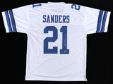 Deion Sanders Signed Dallas Cowboys Jersey (Beckett) 8xPro Bowl Def. Back